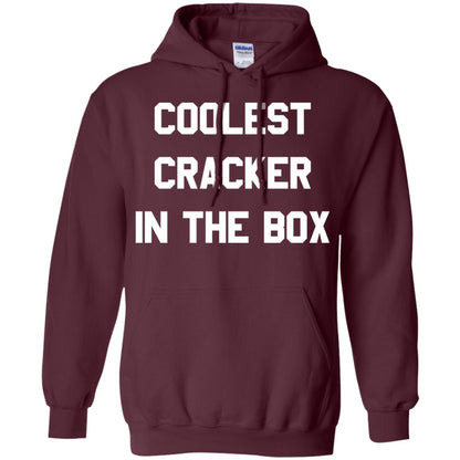 Coolest Cracker In The Box T-shirt Maroon