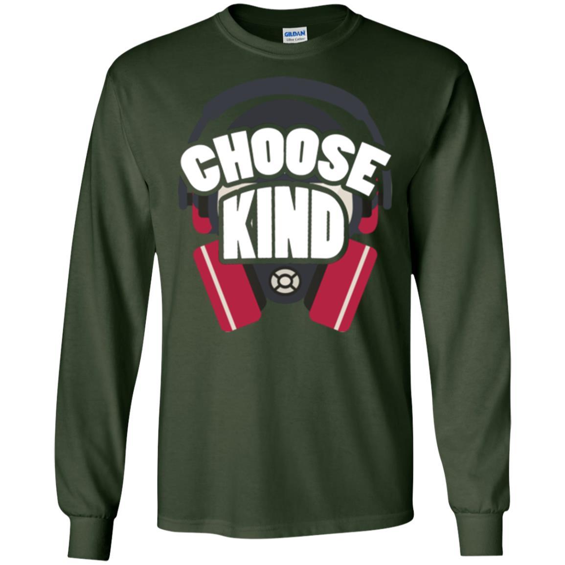 Anti Bullying T-shirt Choose Kind Forest Green
