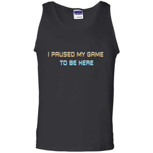Gamer T-shirt I Paused My Game Here Black