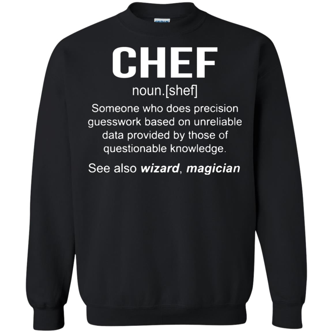 Funny Chef Meaning Shirt Chef Noun Definition Black