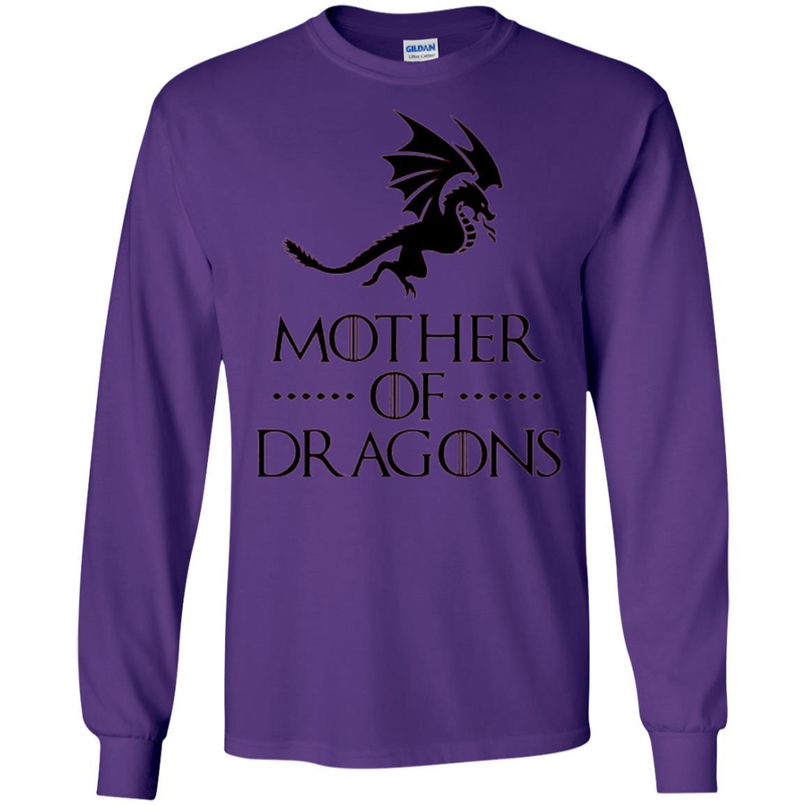 Throne Dragon T-shirt Mother Of Dragons Game Purple