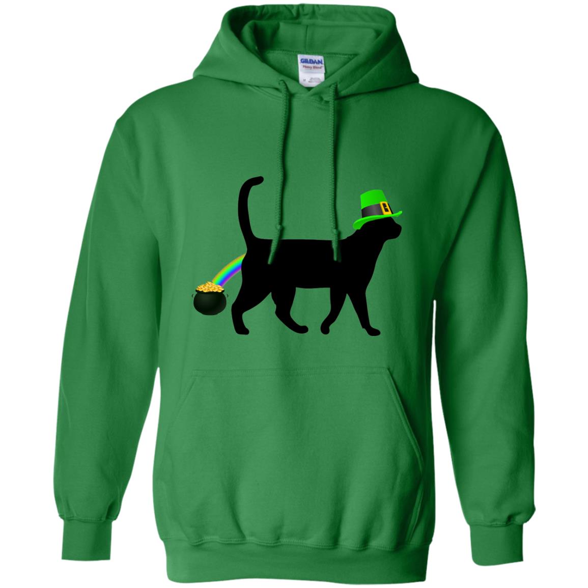 Cat Leprechaun Funny Cat Saint Patrick_s Day T-shirt Irish Green