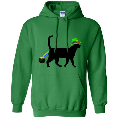 Cat Leprechaun Funny Cat Saint Patrick_s Day T-shirt Irish Green