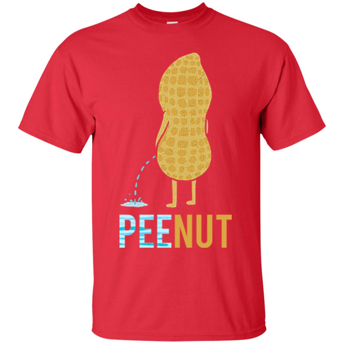 Funny Peenut Gift Shirt For Cool Boys Red