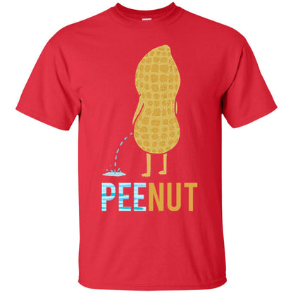 Funny Peenut Gift Shirt For Cool Boys Red