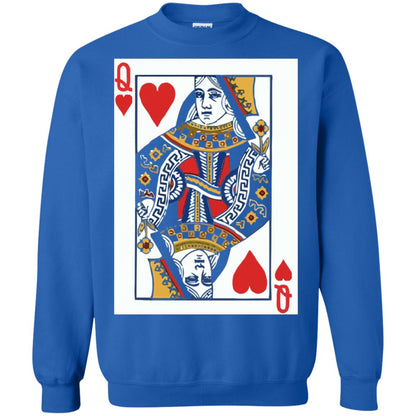 Valentines Day T-shirt Queen Of Hearts Cards Couple Royal