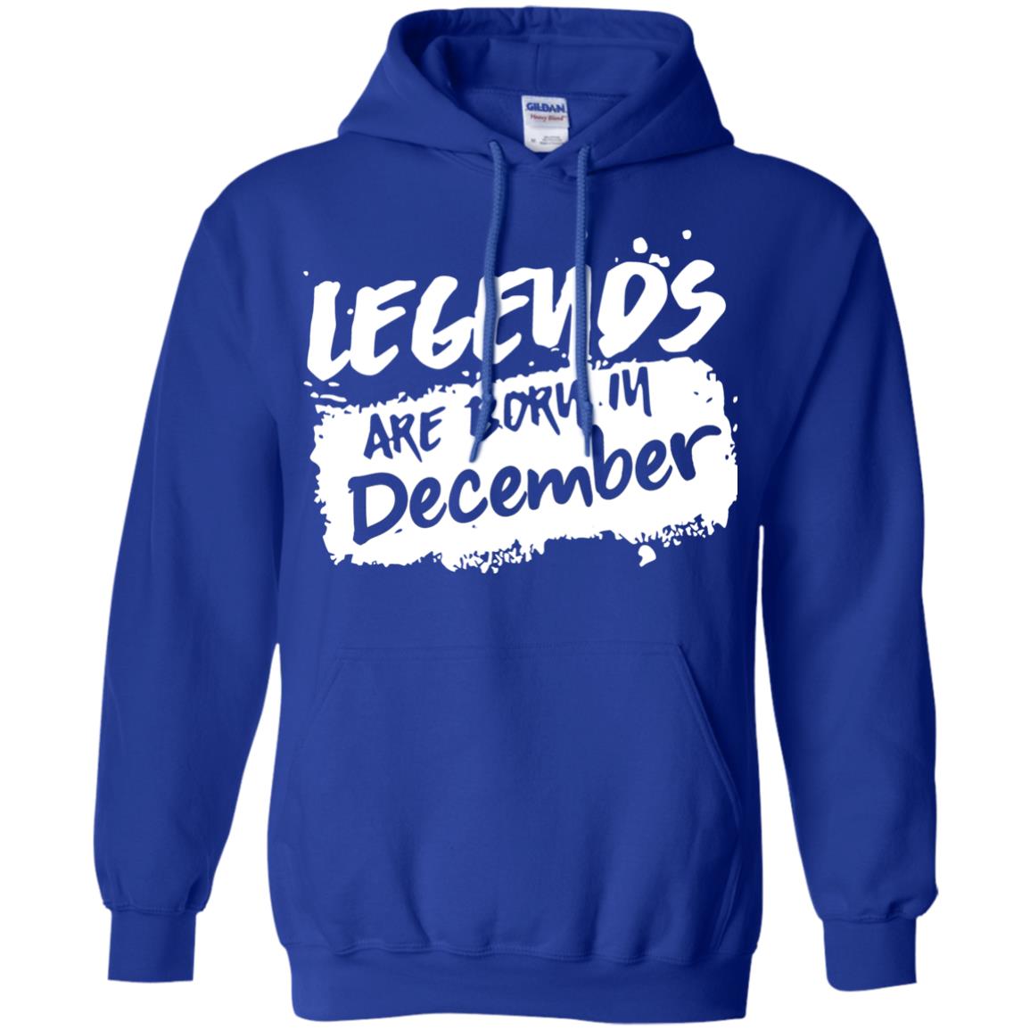 December Birthday Shirt Legends Are Born In December Royal