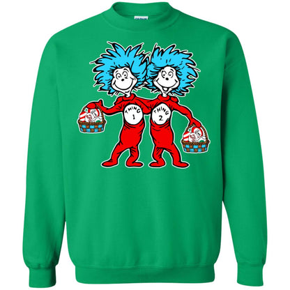 Dr. Seuss Thing 1 Thing 2 Easter Egg T-shirt Irish Green