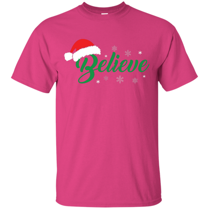 Christmas T-Shirt Believe In Santa Heliconia