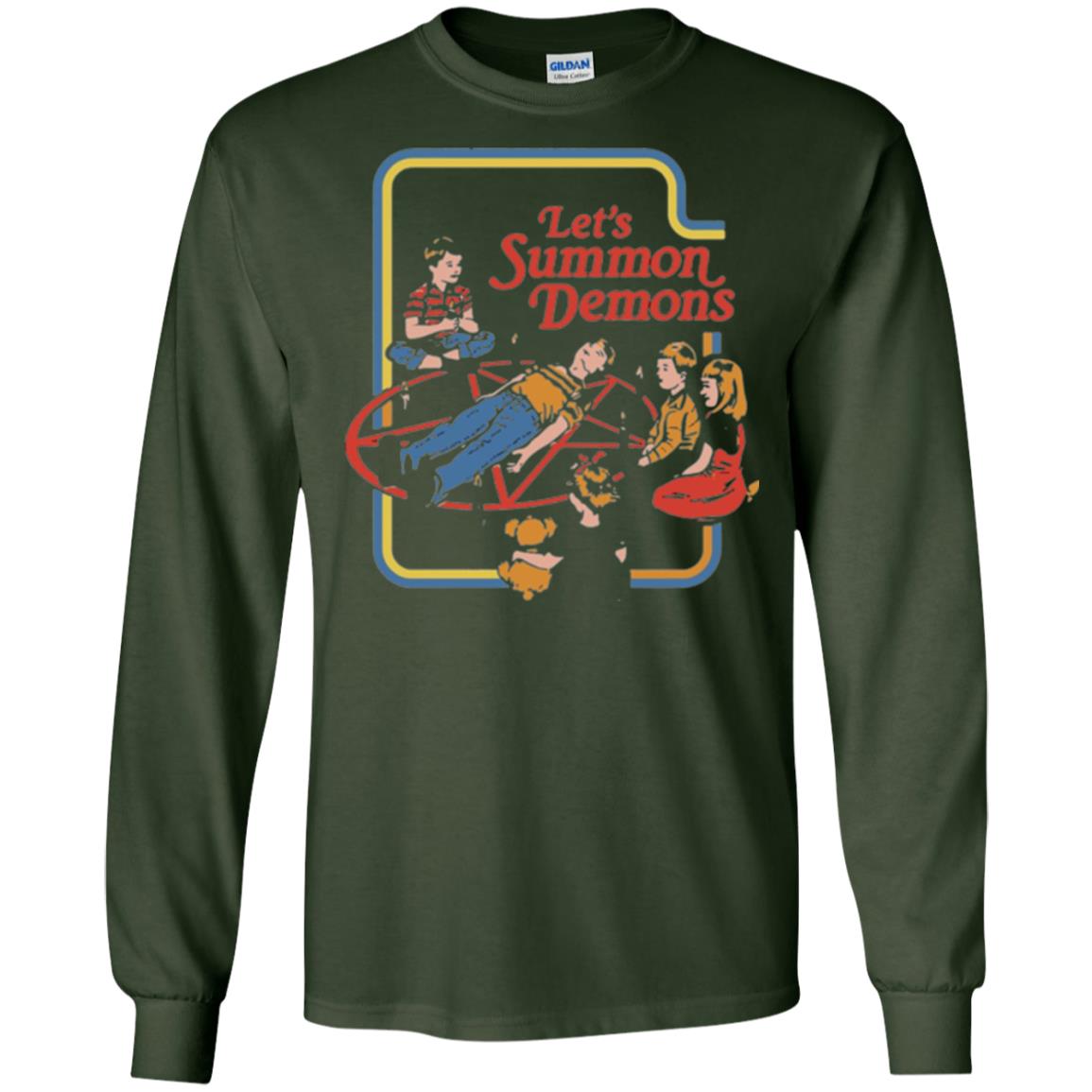 Let_s Summon Demons T-shirt Forest Green
