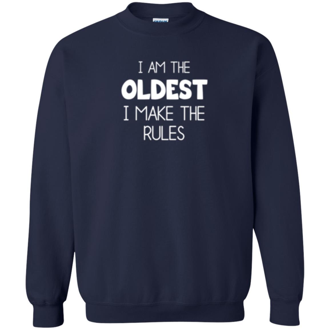 Family T-shirt I'm The Oldest I Make The Rules Navy