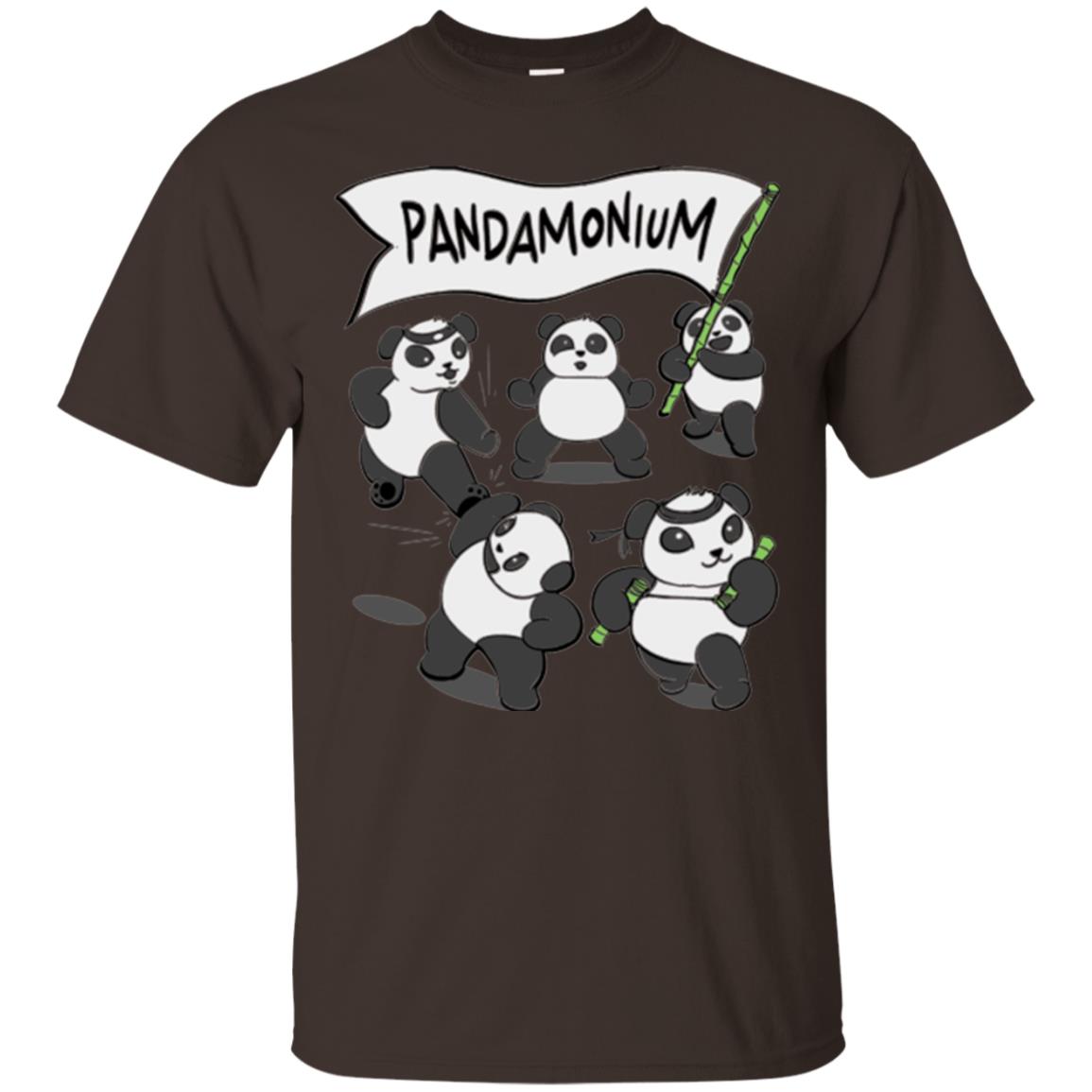 Panda Lovers T-shirt Pandamonium Dark Chocolate