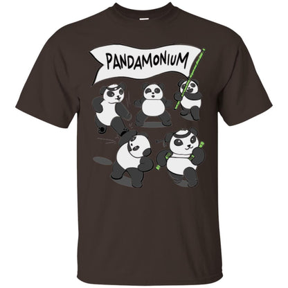 Panda Lovers T-shirt Pandamonium Dark Chocolate