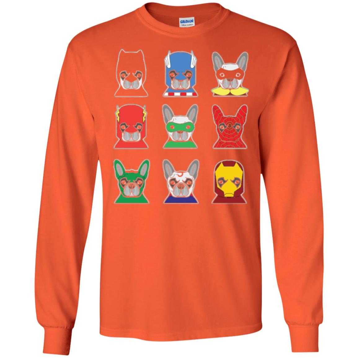 Dog Lover T Shirt Bulldog Bulldogs Heroes Orange