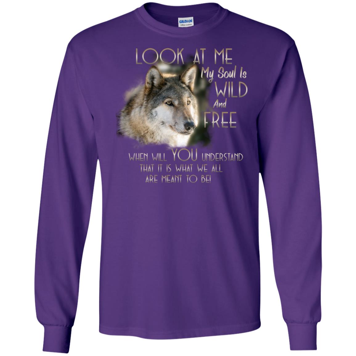 Look At Me My Soul Is Wild And Free When Will You Understand That It Is What We All Are Meant To Be Purple