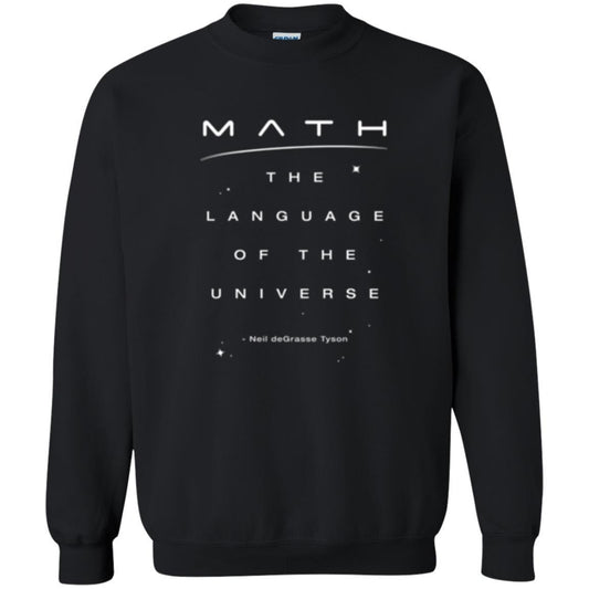 Math Lover T-shirt The Language Of The Universe Black