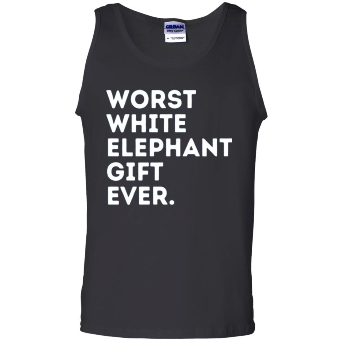 Best Worst White Elephant T-shirt Black