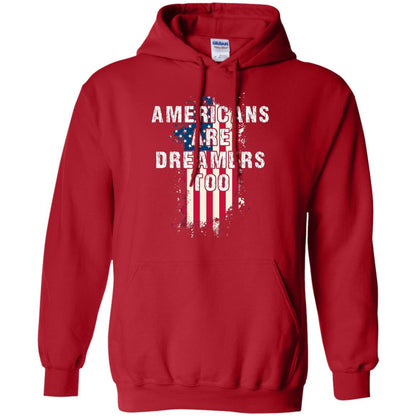 Americans Are Dreamers Too Shirt Red