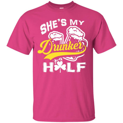 She_s My Drunker Half Saint Patrick_s Day T-shirt Heliconia