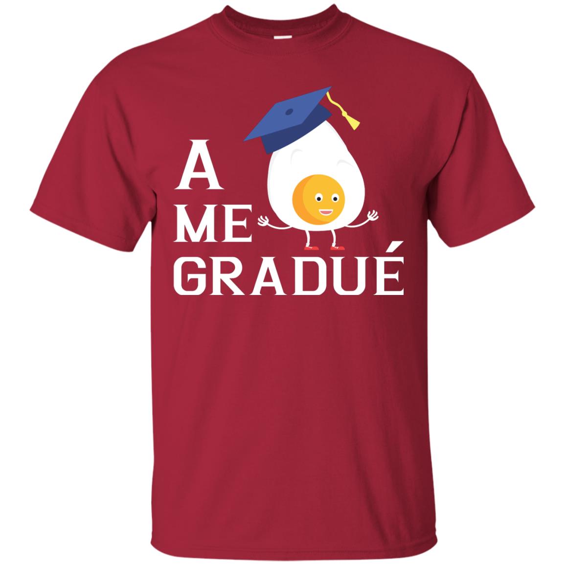 Me Gradue A Egg Funny Graduation Shirt Cardinal