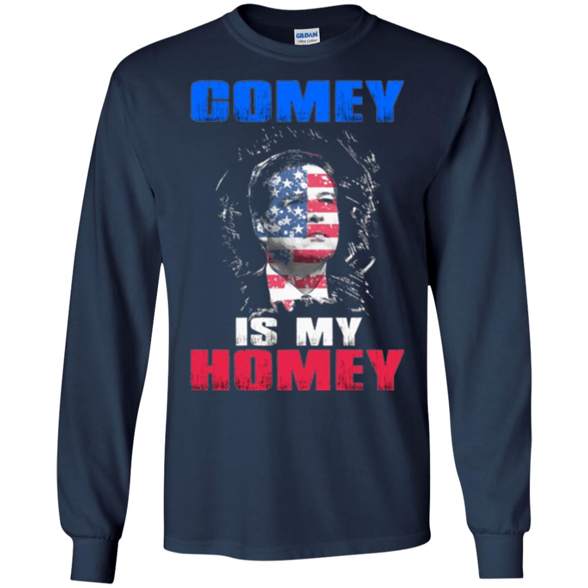 Fbi Director T-shirt Comey Is My Homey T-shirt Navy