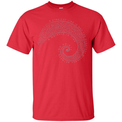 A Wrinkle In Time A Straight Line Movie Lover T-shirt Red