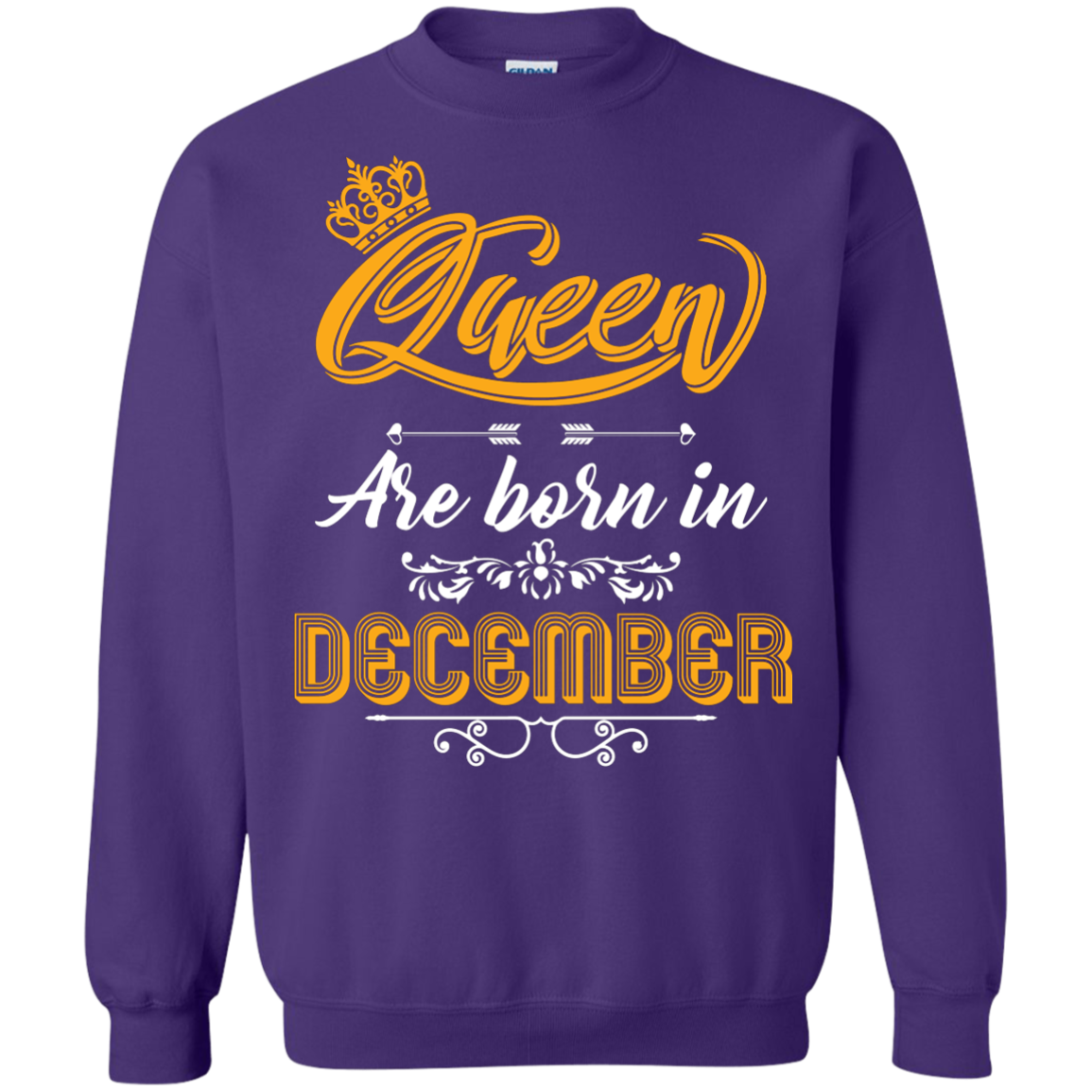 Brithday T-Shirt Queen Are Born In December Purple