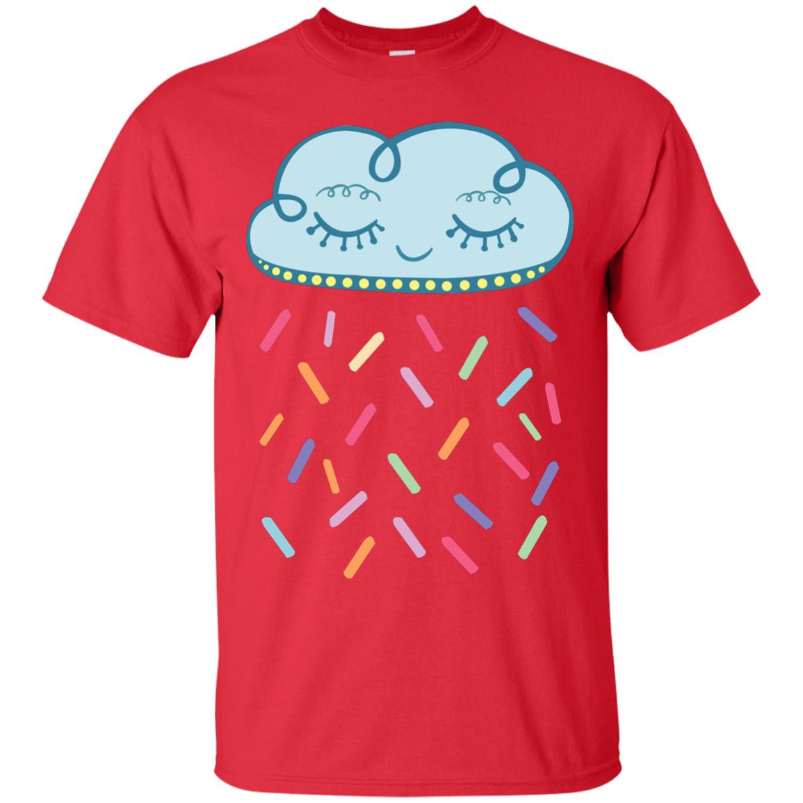 Raining Sprinkles Cloud Shirt Red