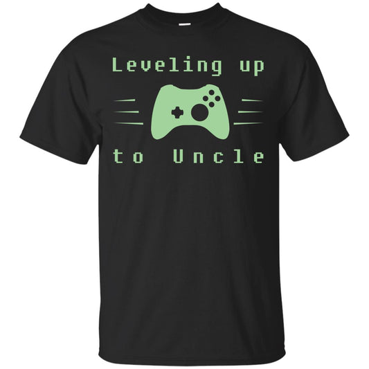 Leveling Up To Uncle Gaming Family Shirt Black