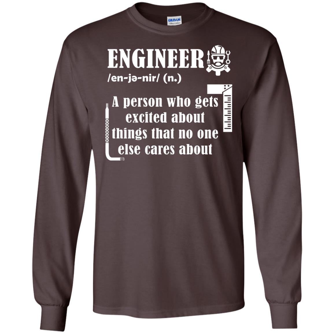 Engineer T-shirt A Person Who Gets Excited About Dark Chocolate