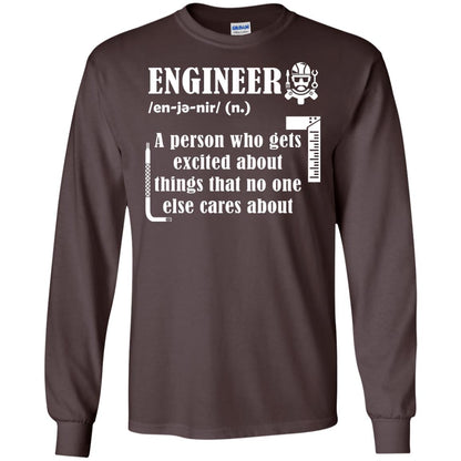 Engineer T-shirt A Person Who Gets Excited About Dark Chocolate