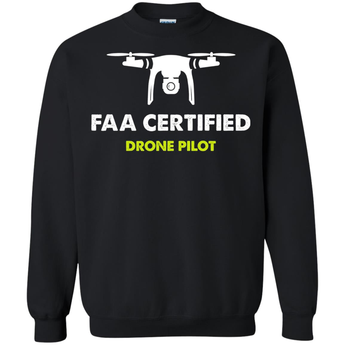 Faa Certified Drone Pilot T-shirt Black