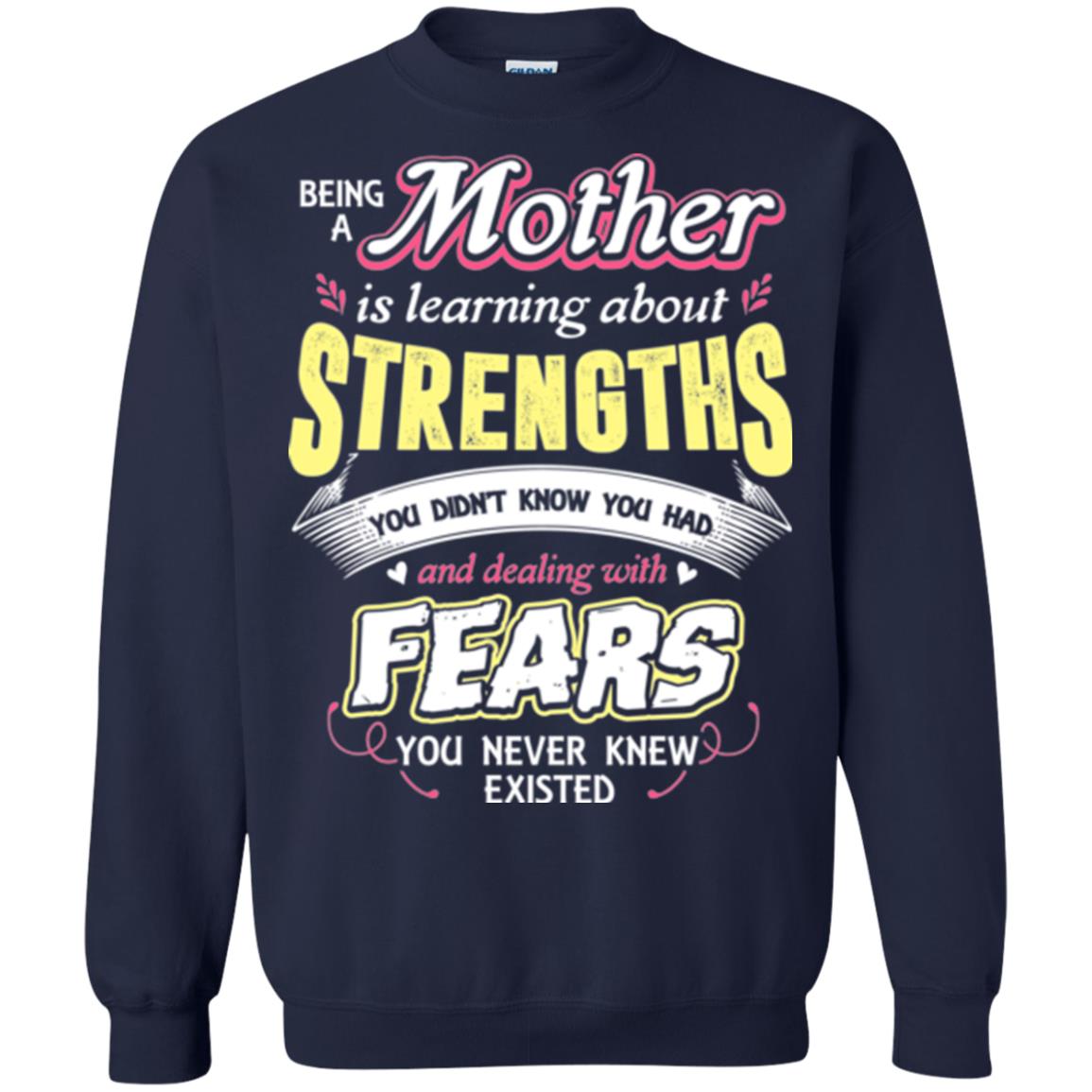 Being A Mom Means Mommy T-shirt Navy