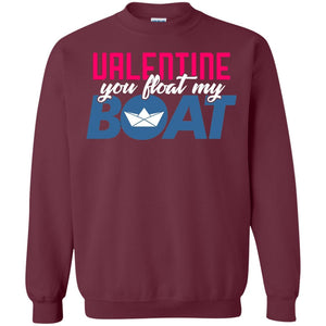 Love Day Couple T-shirt Valentine You Float My Boat