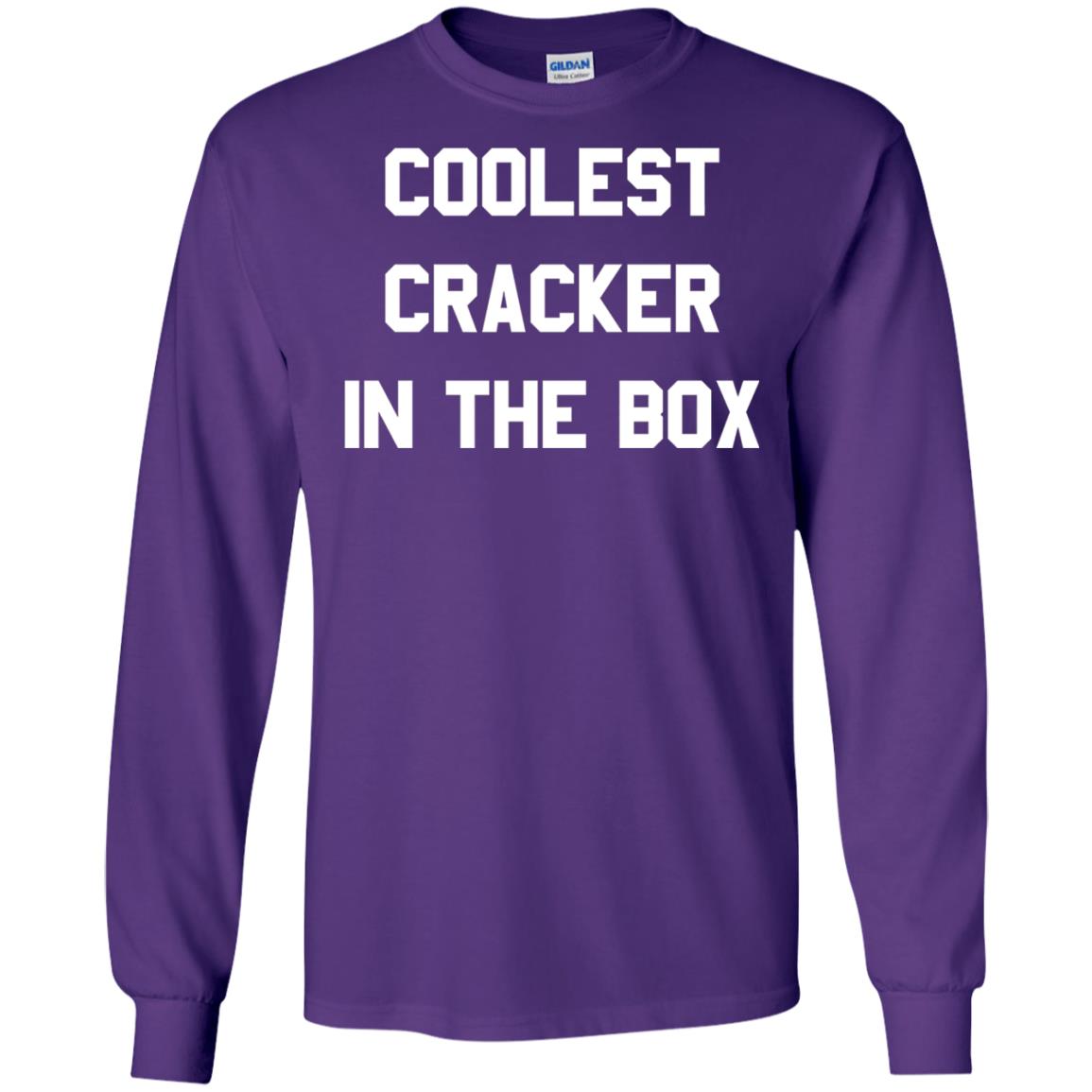Coolest Cracker In The Box T-shirt Purple