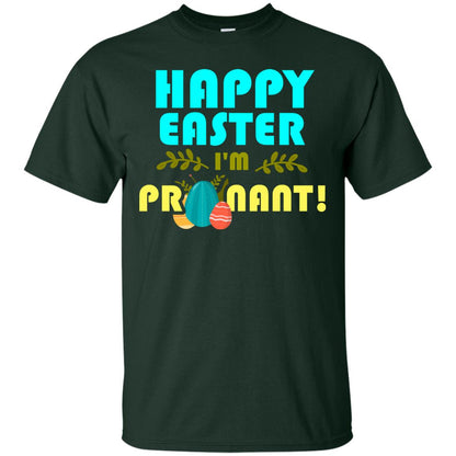 Happy Easter I_m Pregnant Pregnancy T-shirt For Easter Holiday Forest