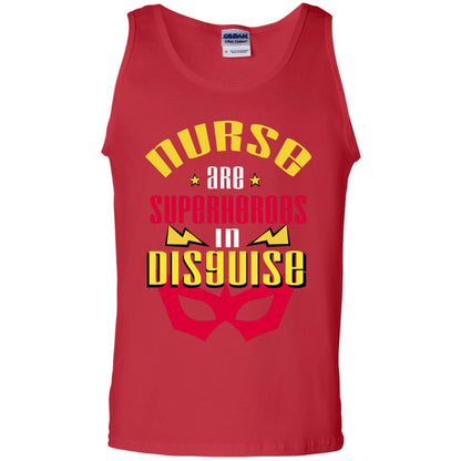 Nurse Are Superheroes In Disguise Movie Fan T-shirt Red