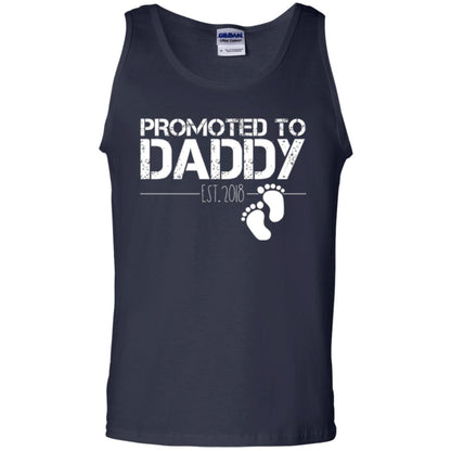 Daddy T-shirt Promoted To Daddy Est 2018 Navy