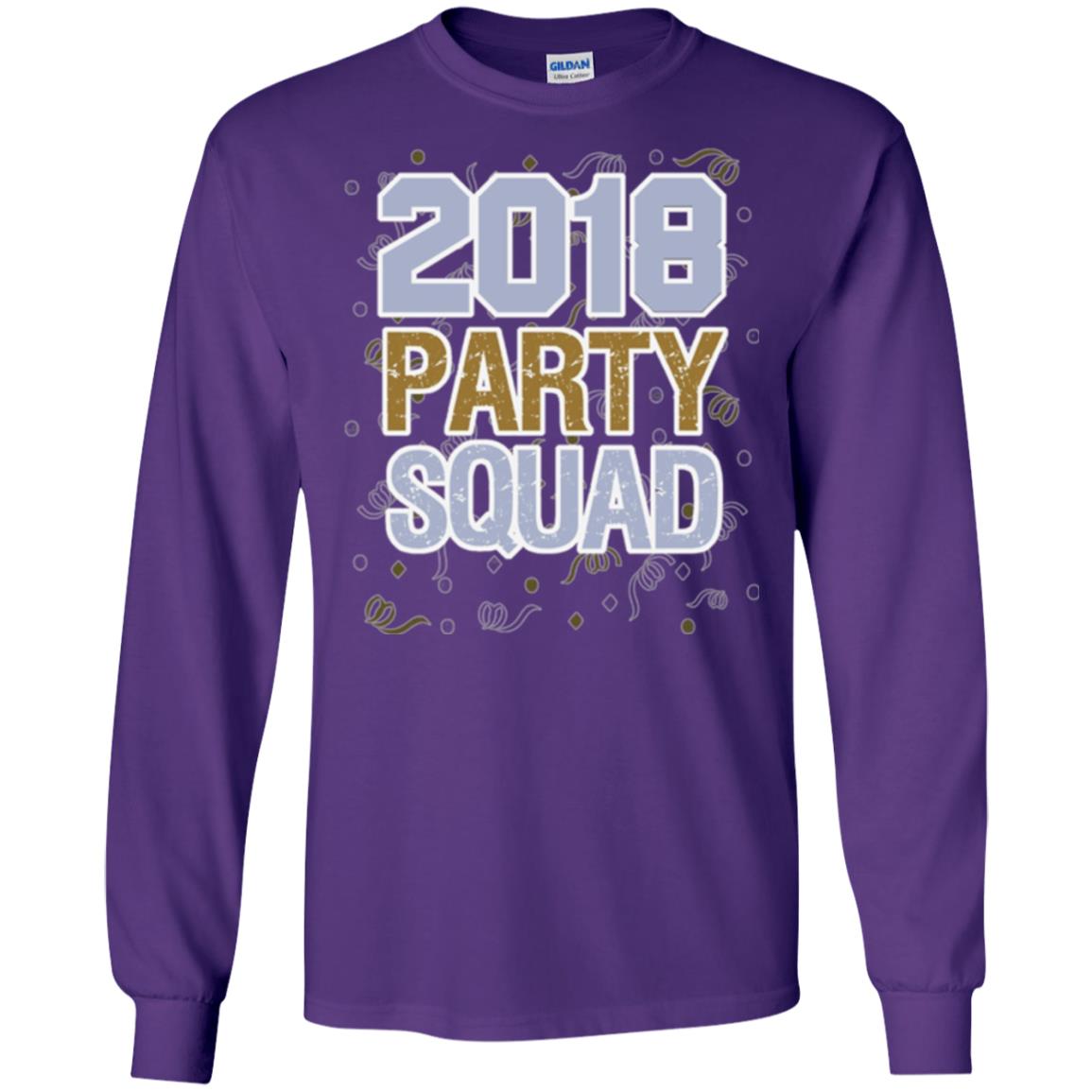 New Years Eve 2018 T-shirt Party Squad Purple