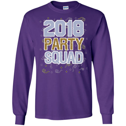 New Years Eve 2018 T-shirt Party Squad Purple