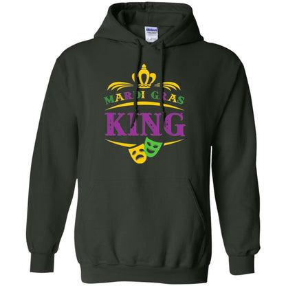 Mardi Gras King Gift T-shirt Forest Green
