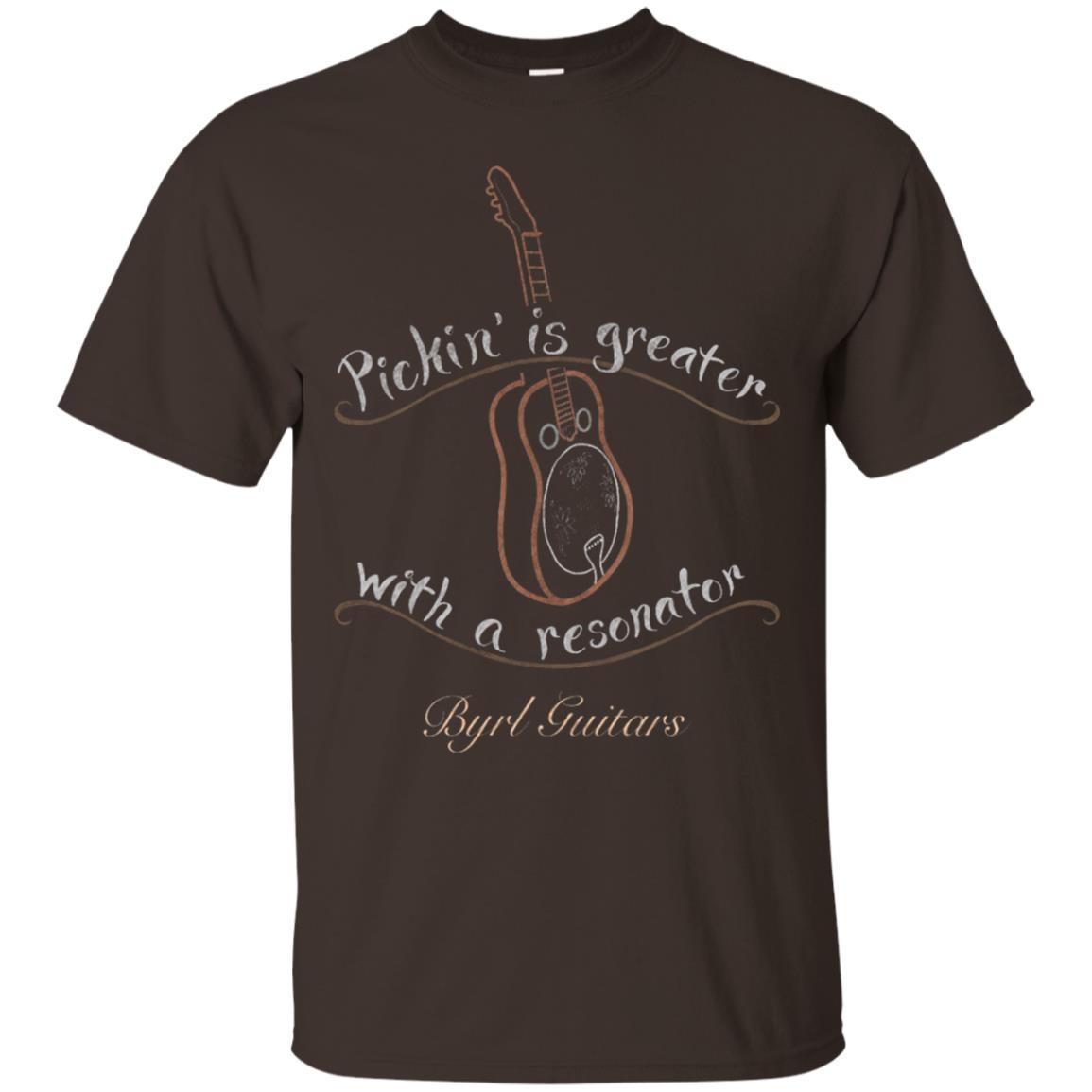 Funny Guitar Shirt Picking Is Greater With A Reasonator Dark Chocolate