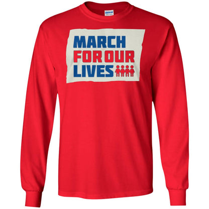 March For Our Lives Anti Gun T-shirt Red