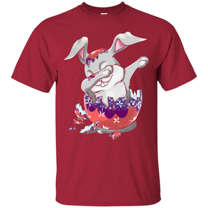 Funny Dabbing Bunny T-shirt For Kids Easter Gift Cardinal