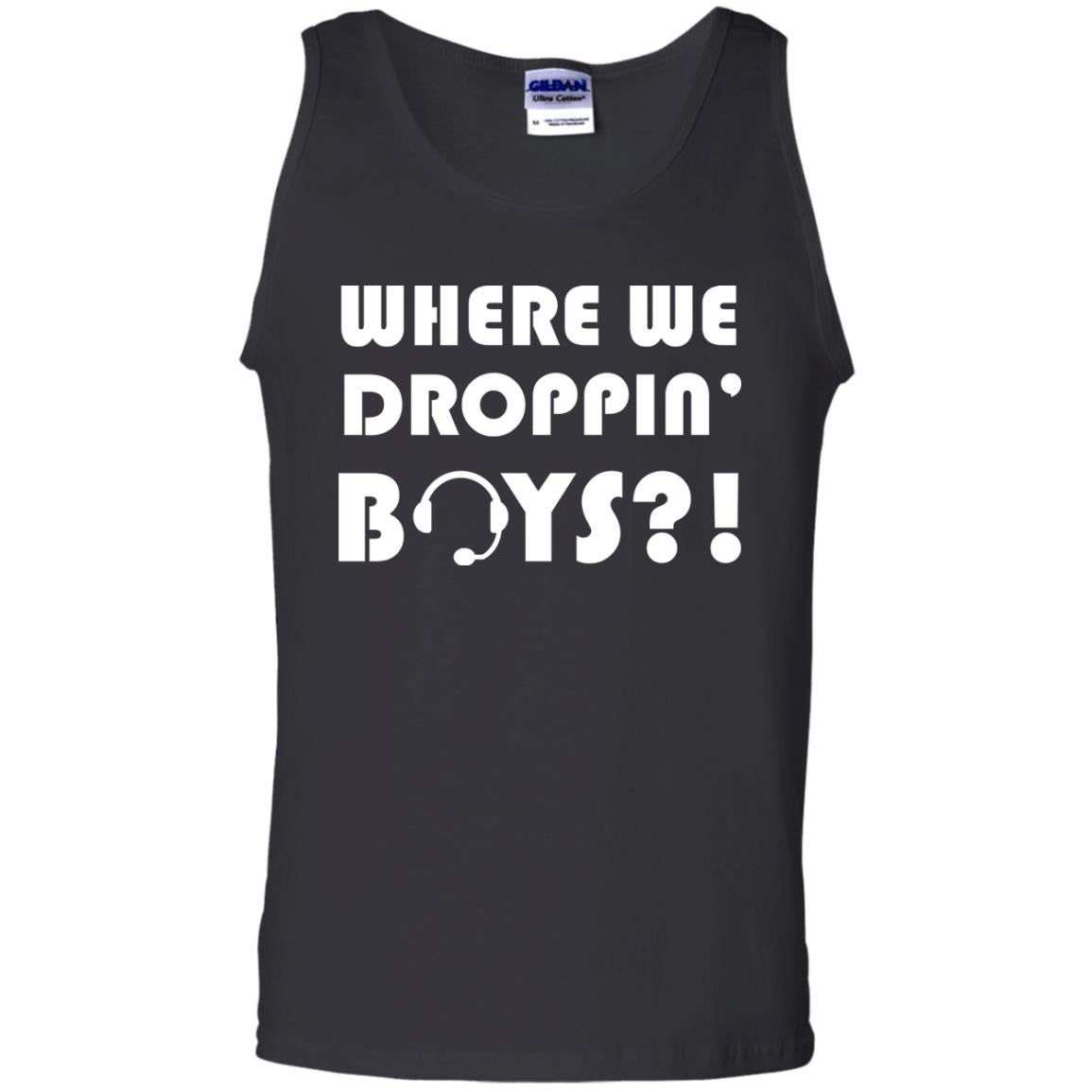 Where We Dropping Boys Gamer Shirt Black