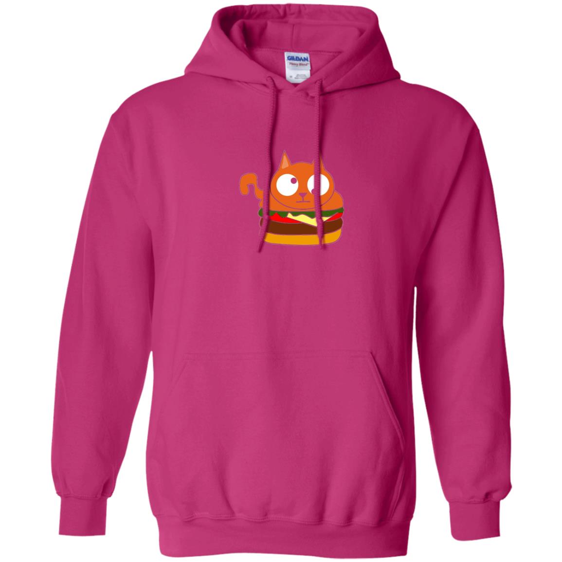 Chibi Kitty Burger Kawaii Cat Lovers Shirt Heliconia