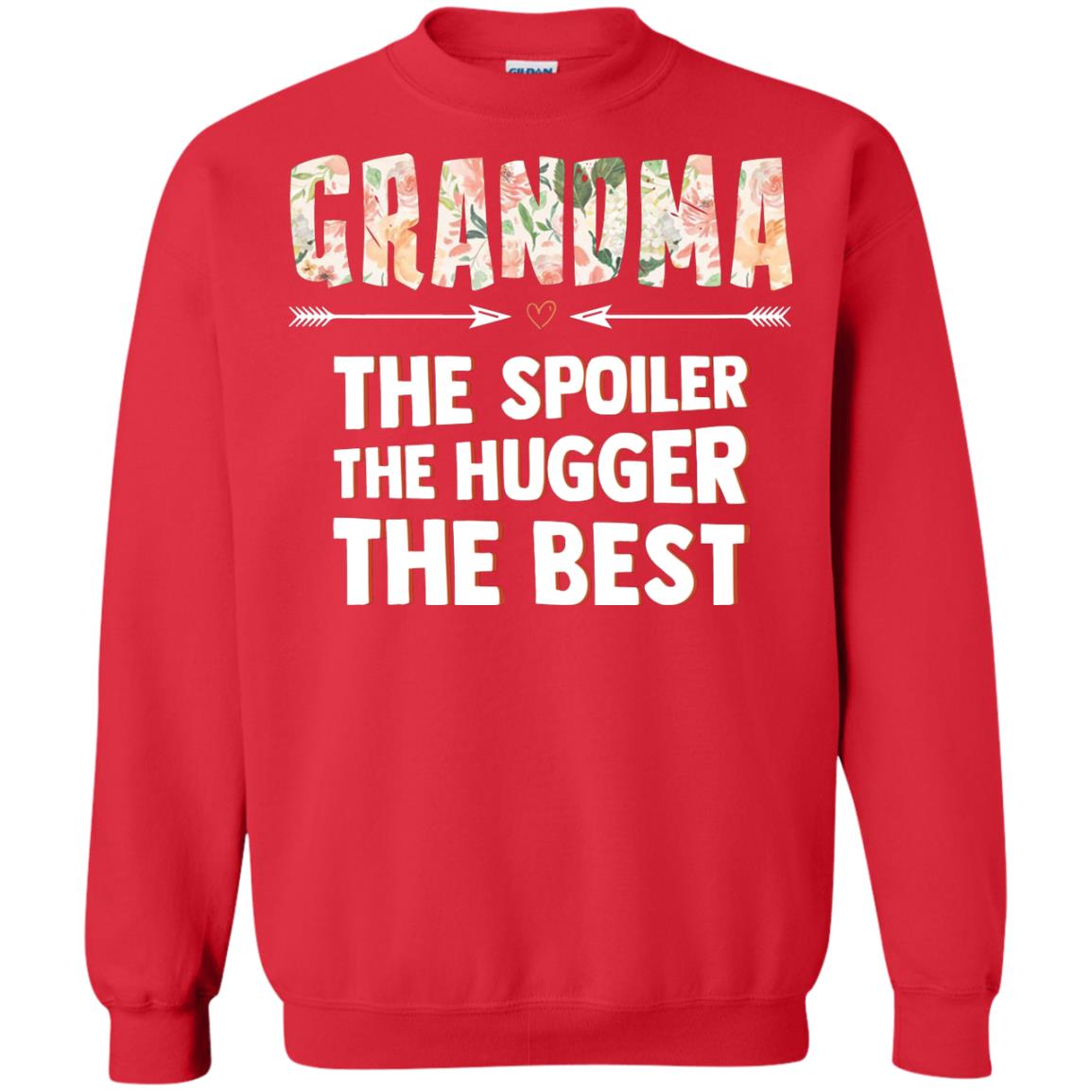 Grandma The Spoiler The Hugger The Best Nana Shirt Red