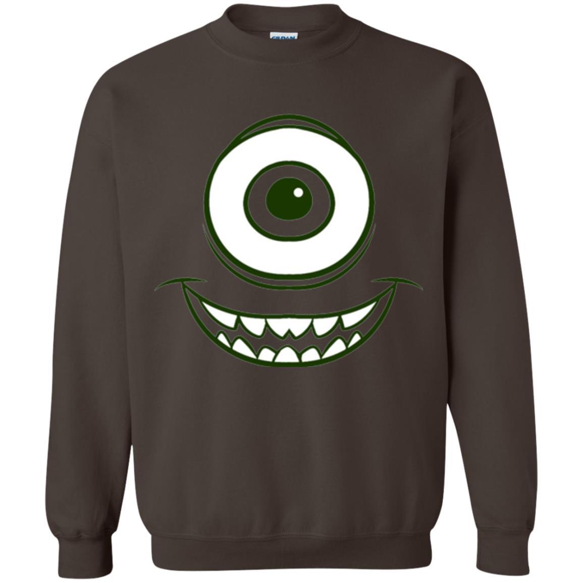 Cartoon T-shirt Mike Wazowski Eye Graphic Dark Chocolate
