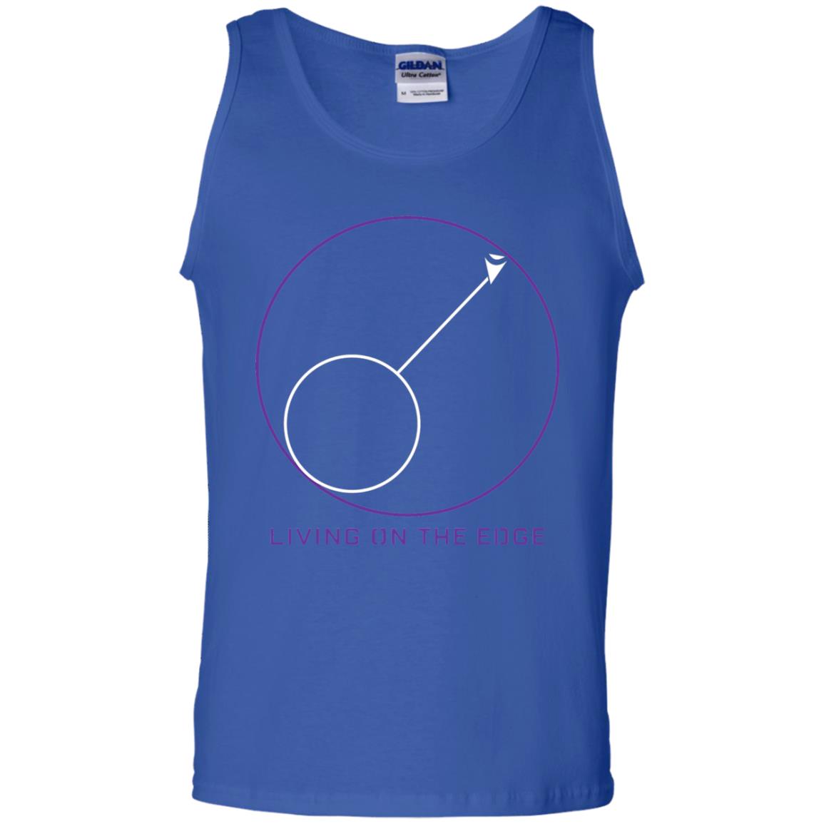 Gamer T-shirt Living On The Edge Run From The Storm Royal