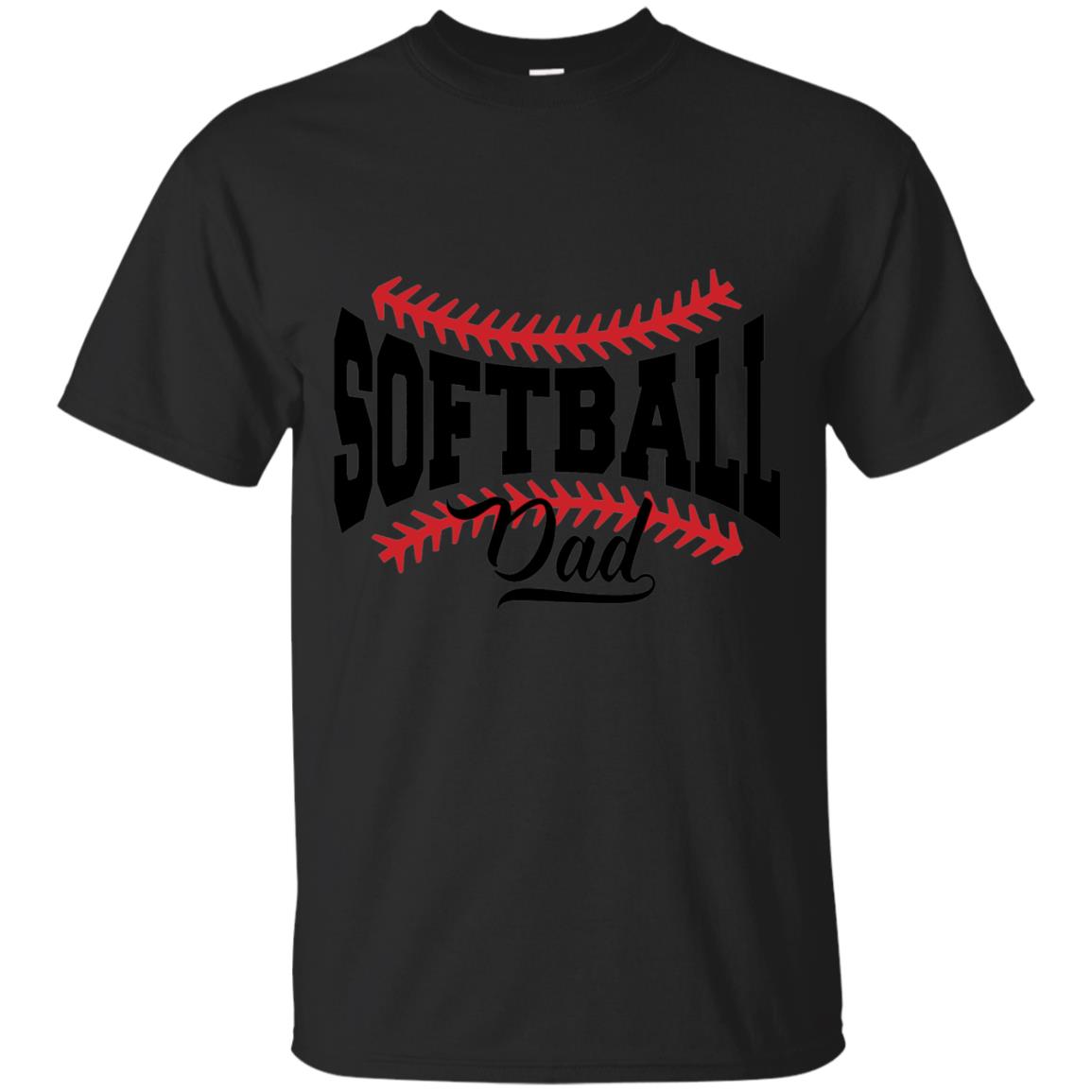Softball Dad T-shirt Black